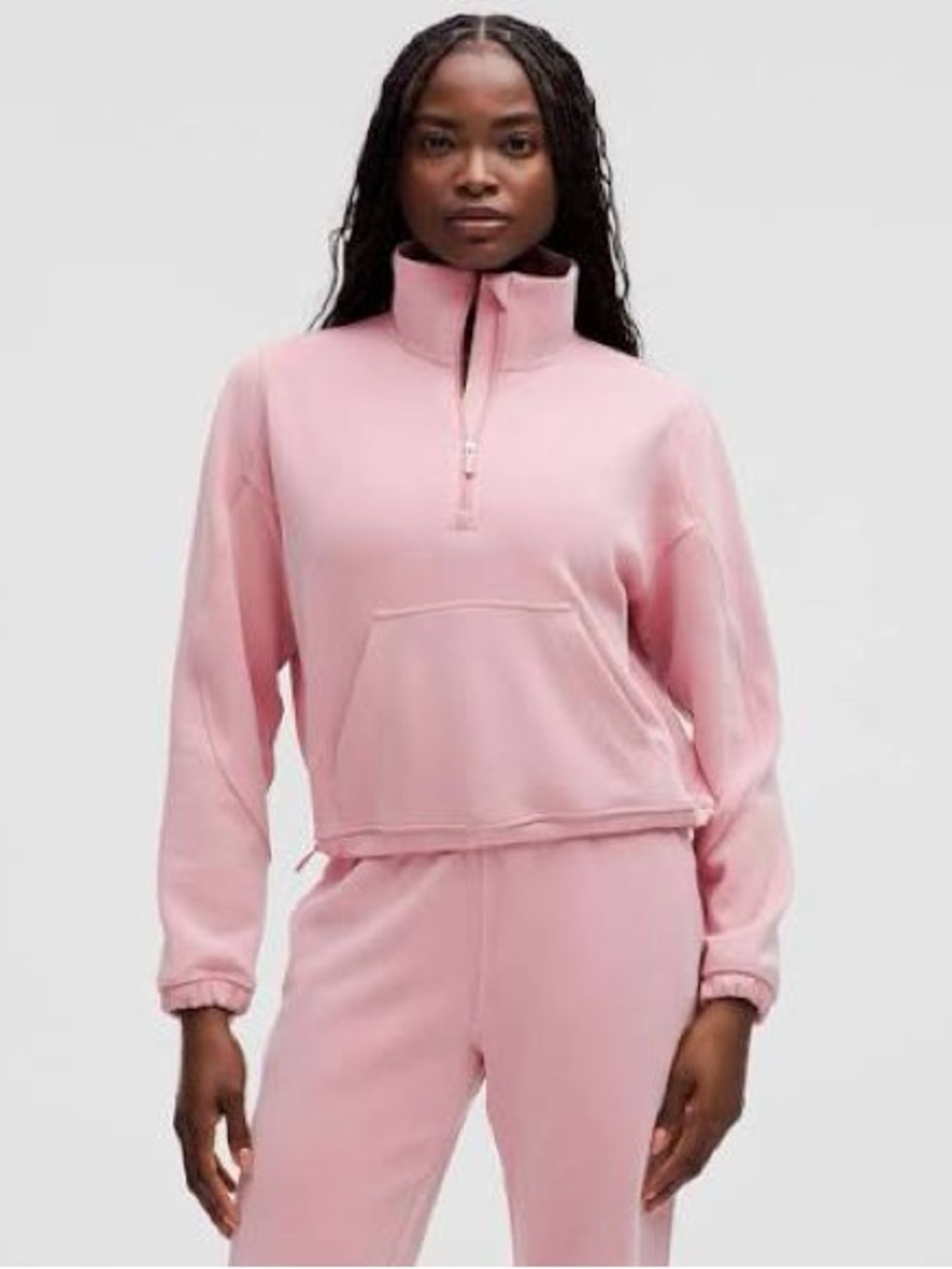 Lululemon brushed Softstreme 1/4 zip